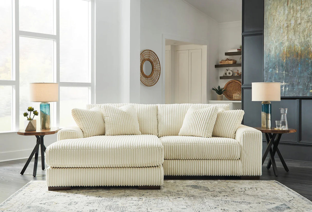 Seccional Lindyn de 2 piezas con chaise longue