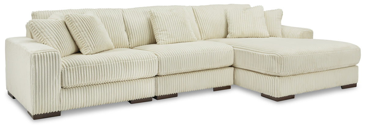 Lindyn Ivory 3-Piece Sectional and Seating Bundles