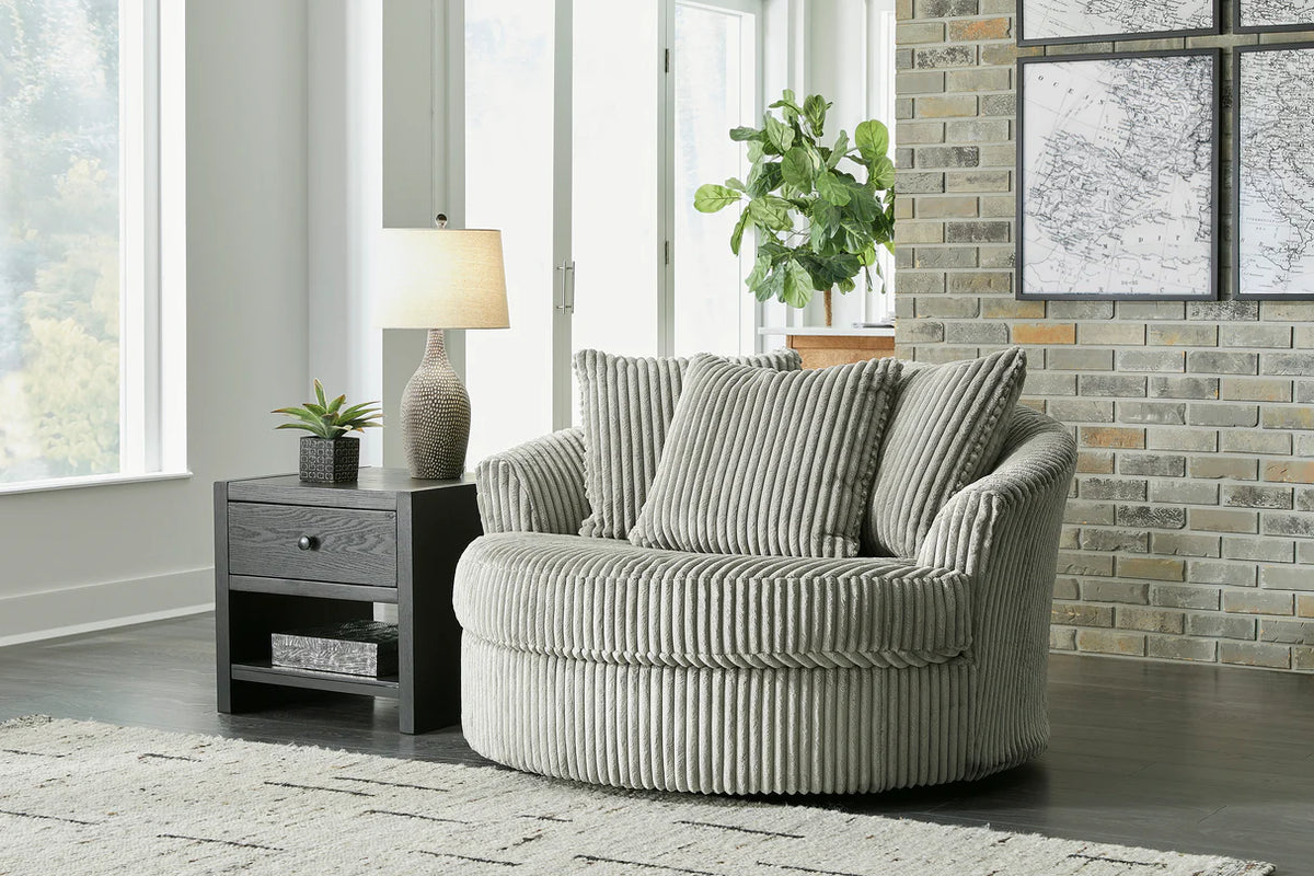 Lindyn Ivory or Fog 3-Piece Sectional and Sofa