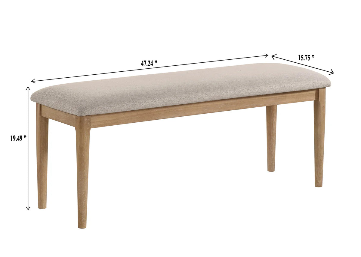 Arden Warm Wood & Cream Dining Set