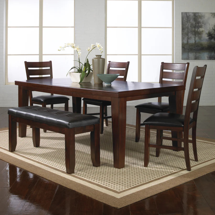 Juego de comedor extensible Bardstown Cherry Brown