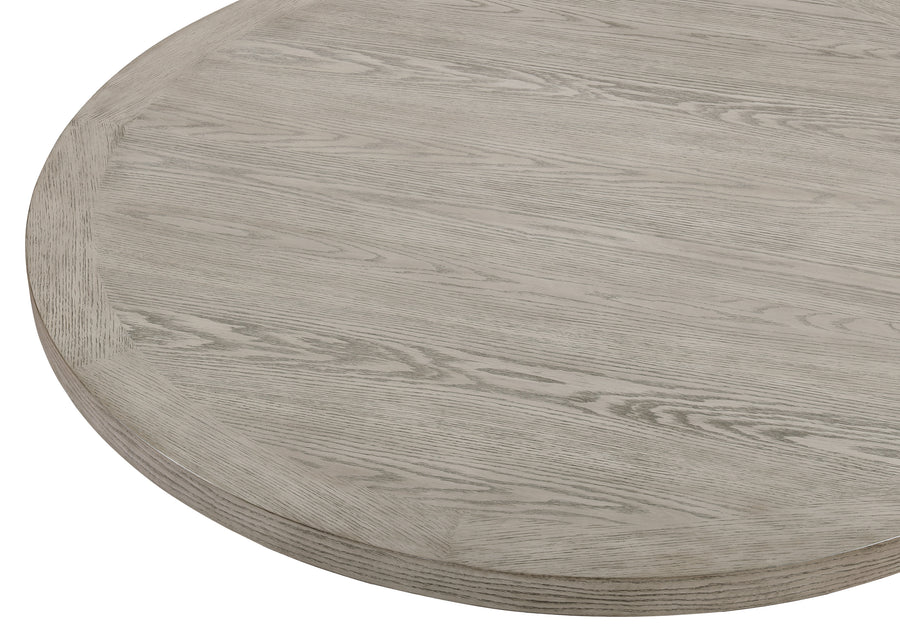 Stevens Charcoal & Light Gray Round Dining Set