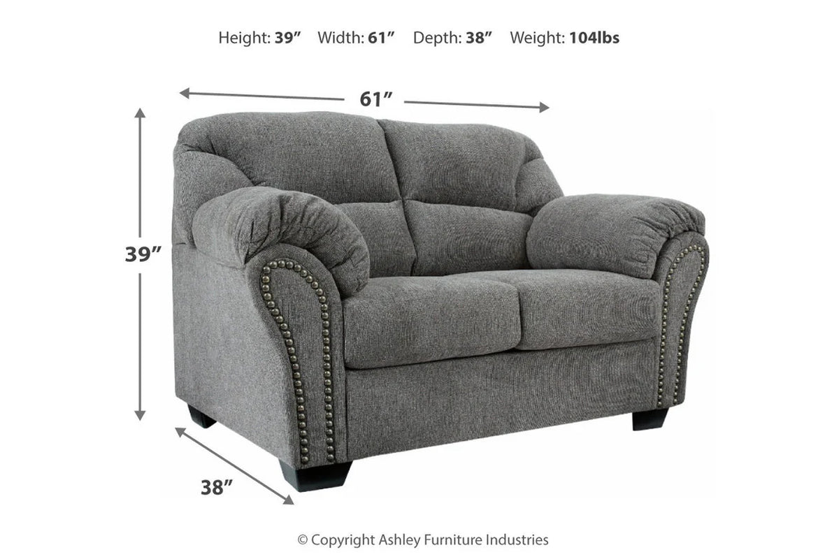 Allmaxx Pewter Sofa or Loveseat