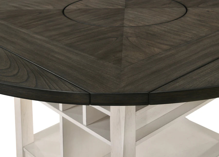 Conner Chalk Gray Counter Height Dining Set