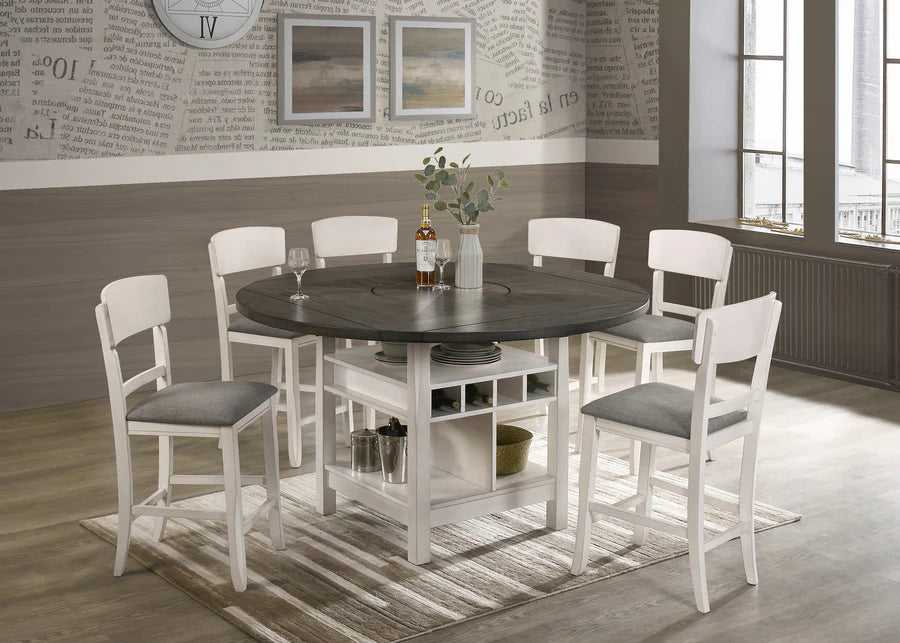 Conner Chalk Gray Counter Height Dining Set