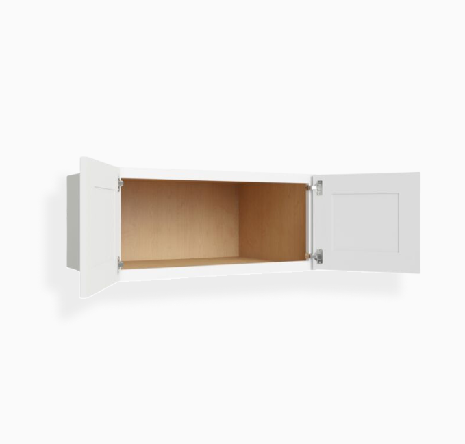 Refrigerador de pared blanco Shaker de 33″ de ancho
