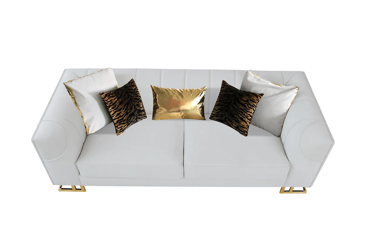 Designer Sofa and Loveseat Set