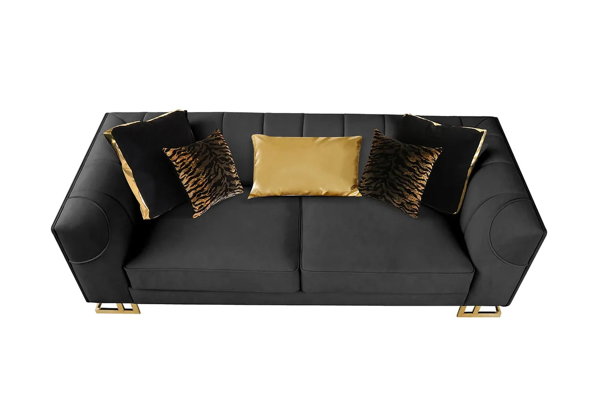 Designer Sofa and Loveseat Set