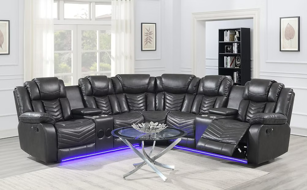 Lucky Charm Sectional Reclining Set S2021