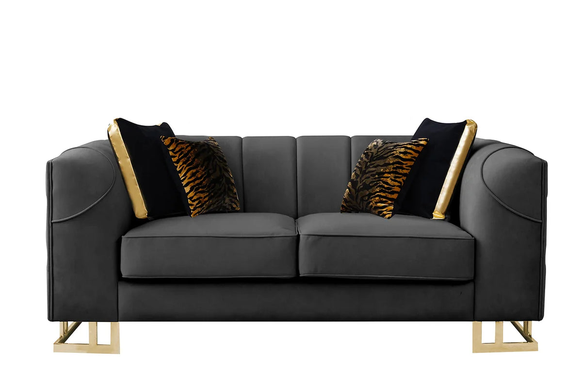 Designer Sofa and Loveseat Set