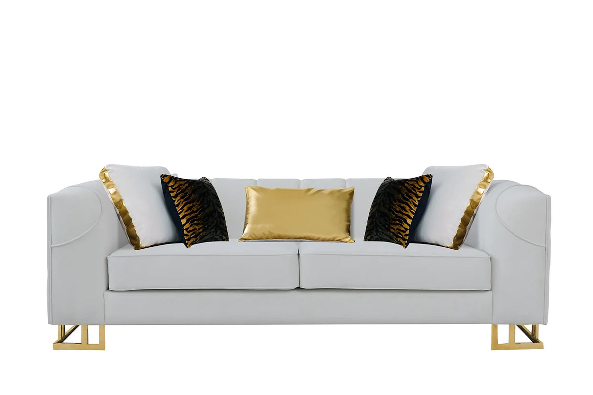 Designer Sofa and Loveseat Set