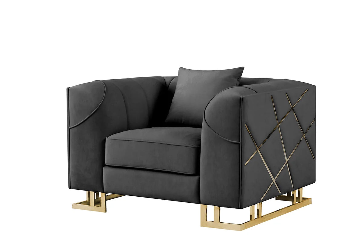 Designer Sofa and Loveseat Set