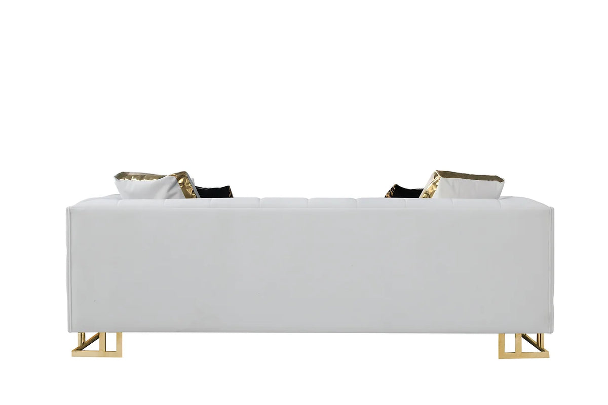 Designer Sofa and Loveseat Set