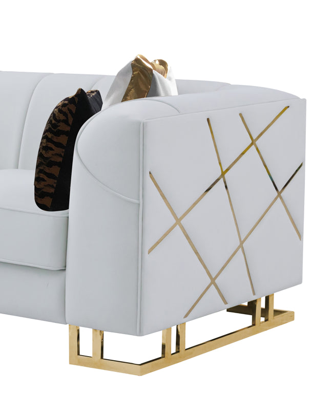 Designer Sofa and Loveseat Set