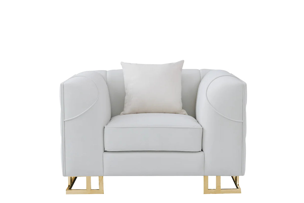 Designer Sofa and Loveseat Set