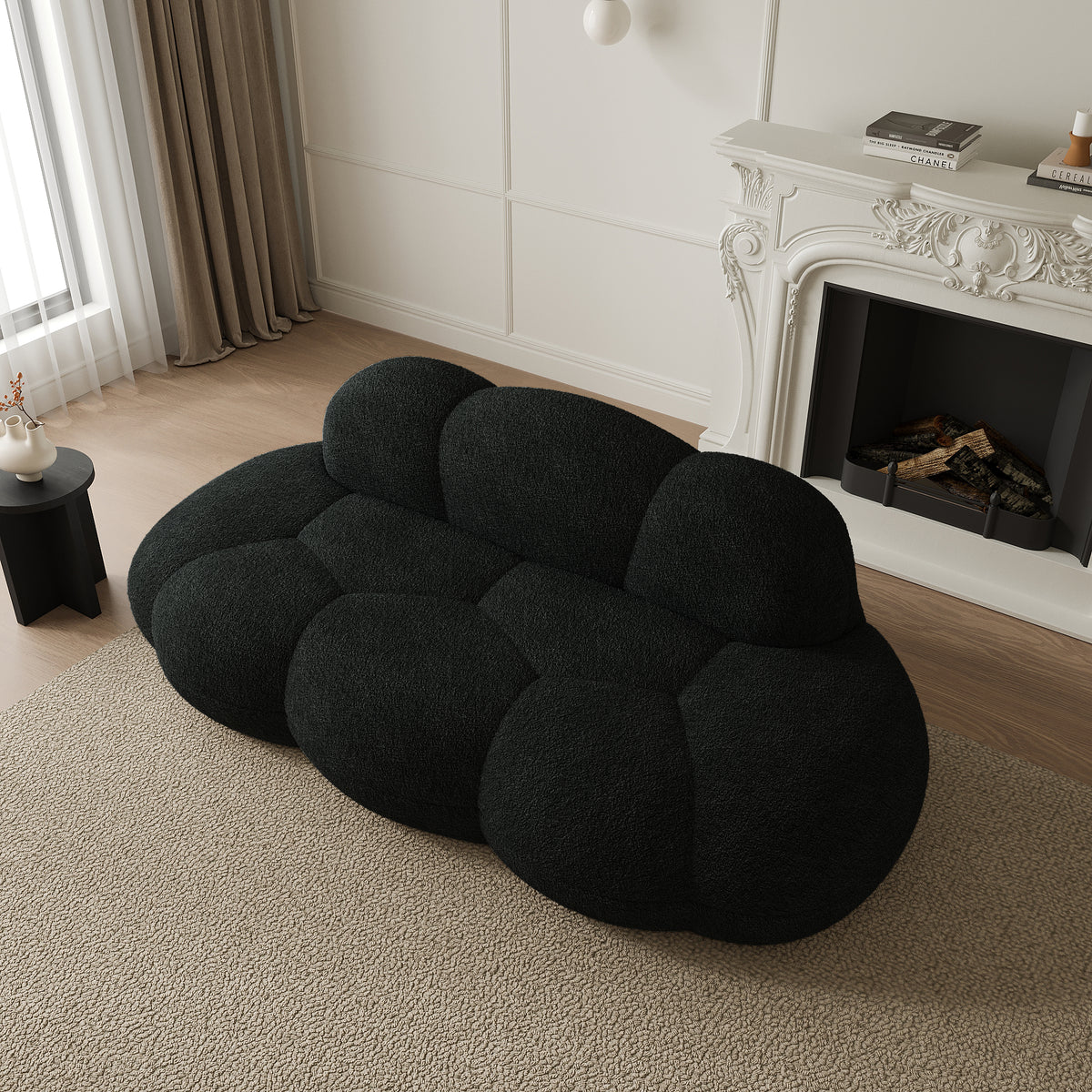 Cloud-Shaped Teddy Fleece Sofa