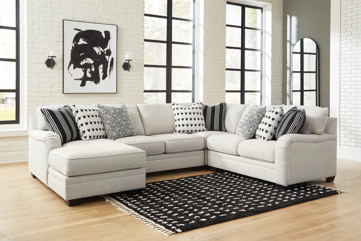 Huntsworth Dove Gray Chaise Sectional