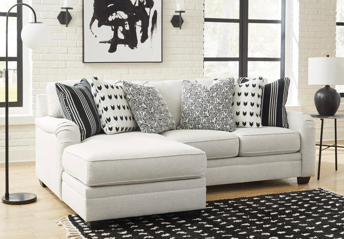 Huntsworth Dove Gray Chaise Sectional