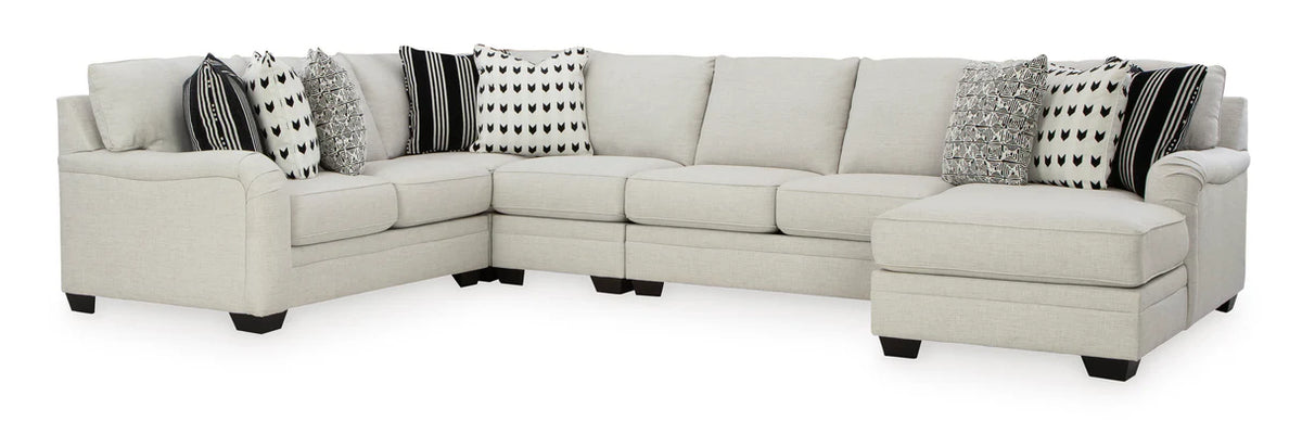 Huntsworth Dove Gray Chaise Sectional