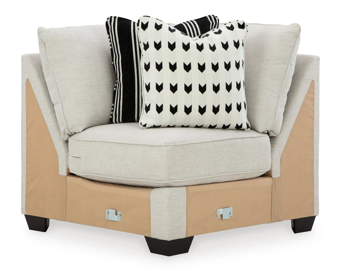 Huntsworth Dove Gray Chaise Sectional