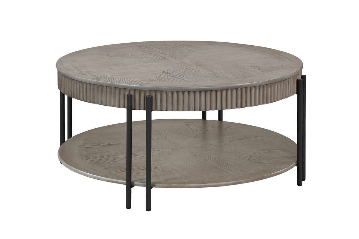 Providence Gray Round Coffee Table