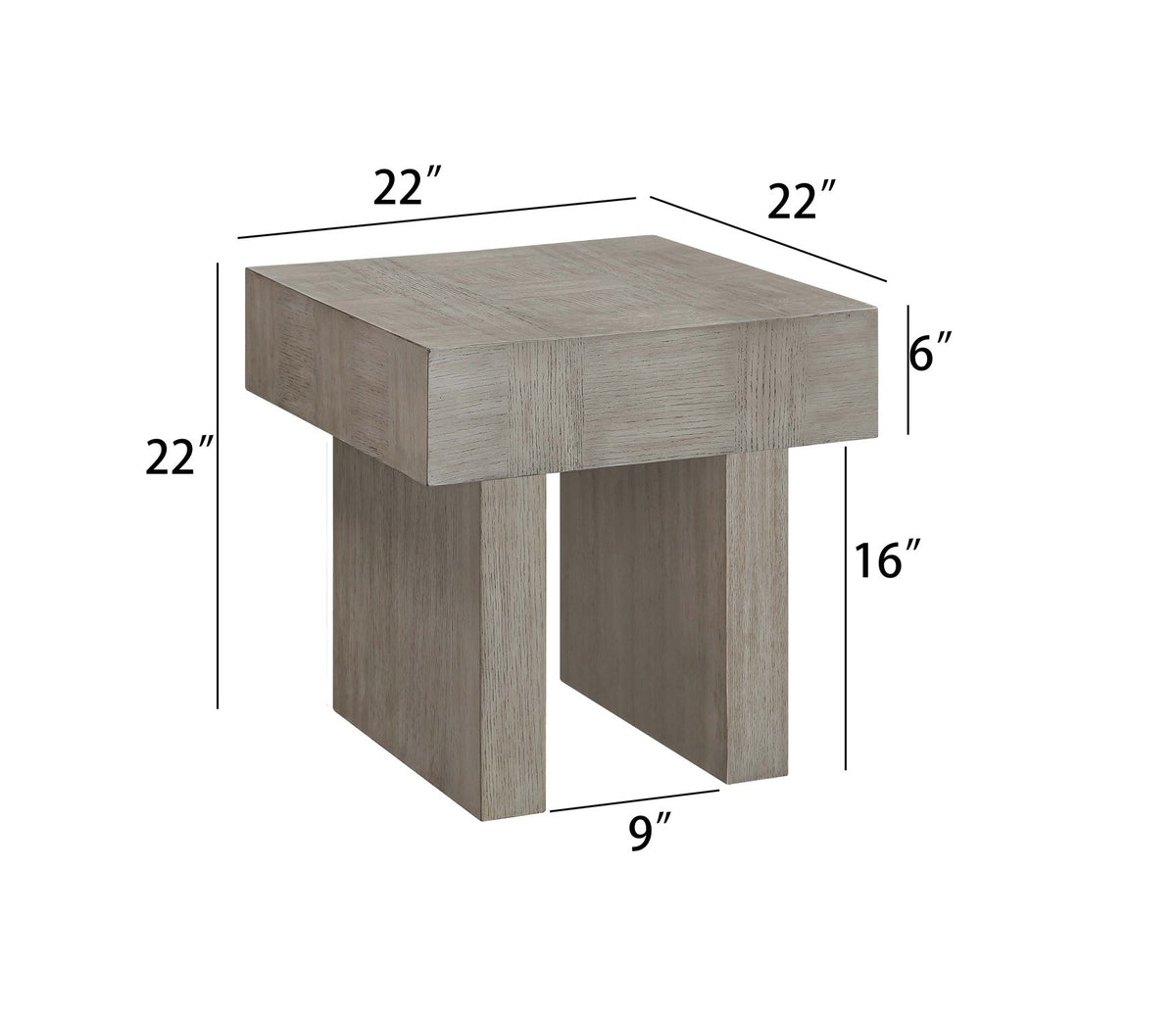 Crawley Gray End Table