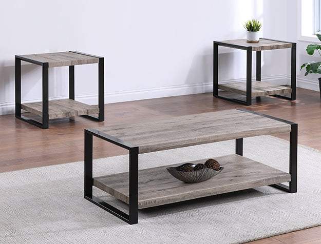 Mildred Gray Rectangular Coffee Table