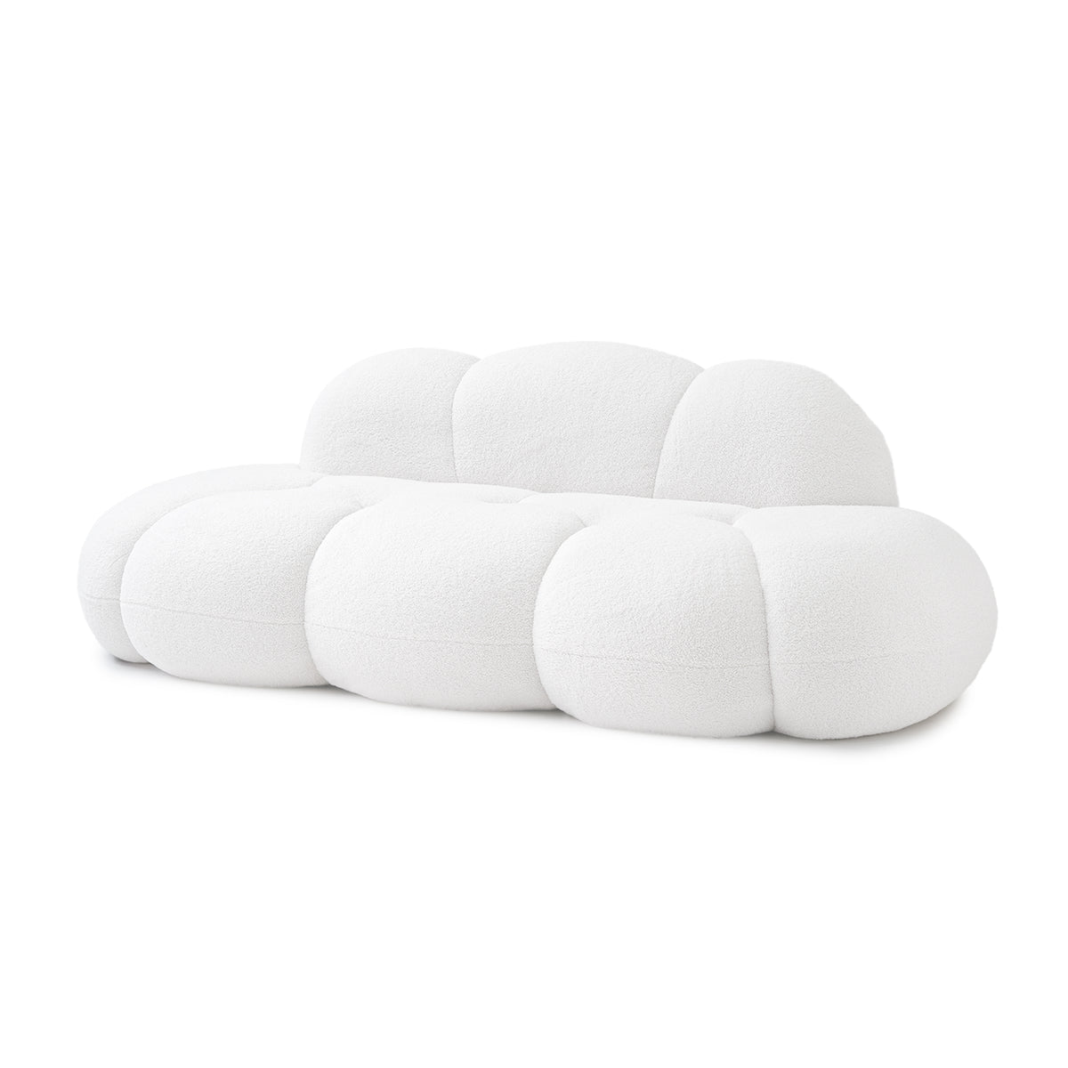 Cloud-Shaped Teddy Fleece Sofa