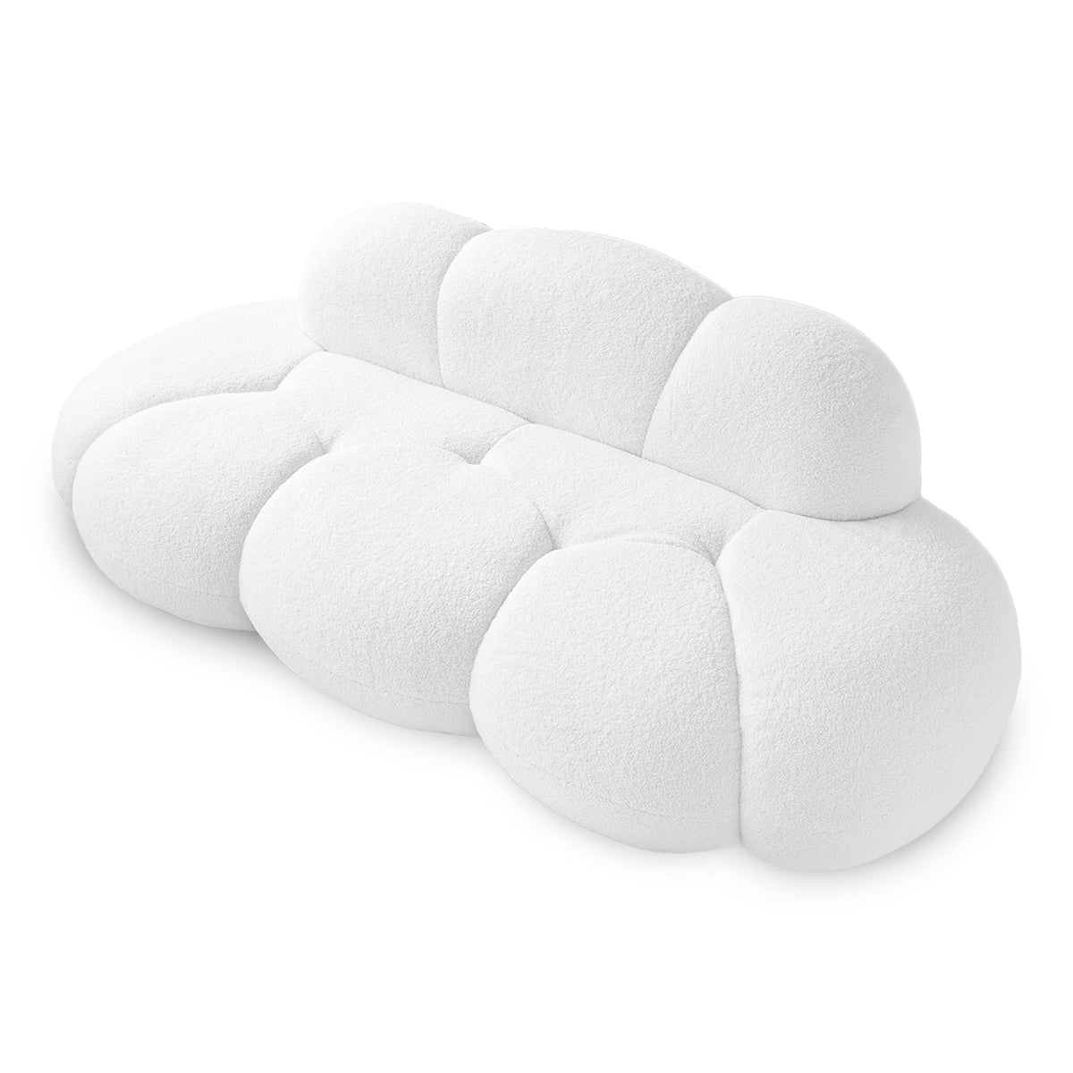 Cloud-Shaped Teddy Fleece Sofa