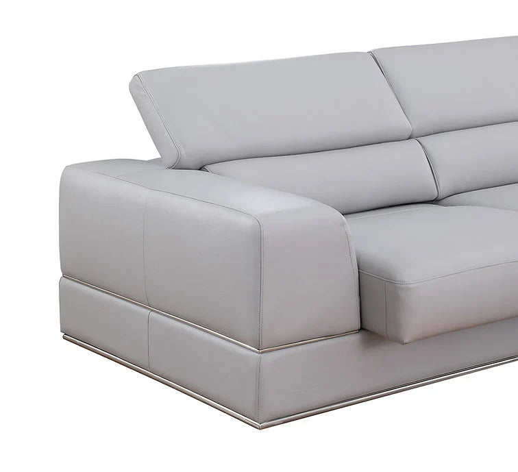 Pella 4-Piece Sectional, Black or Gray