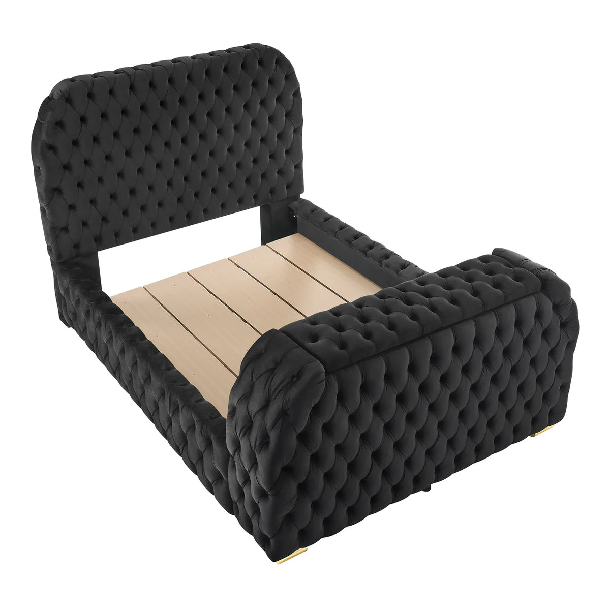 Natalia Upholstered Bedroom Set with TV Lift