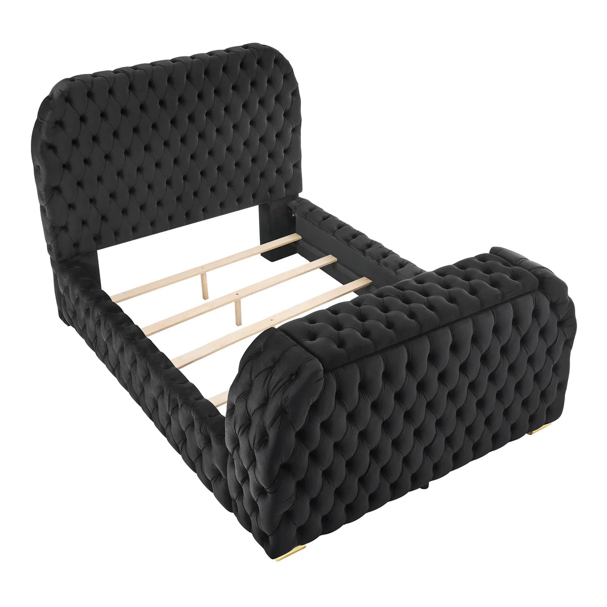 Natalia Upholstered Bedroom Set with TV Lift