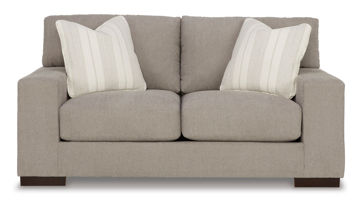 Sofá y loveseat Maggie en lino