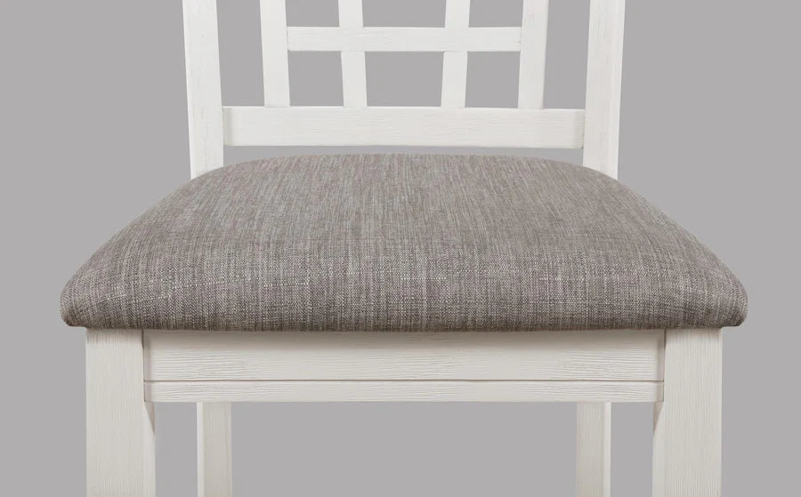 Juego de comedor de altura de mostrador Hartwell Chalk Gray