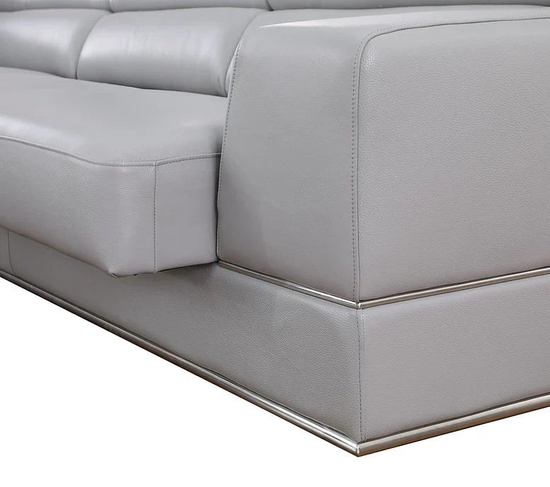 Pella 4-Piece Sectional, Black or Gray