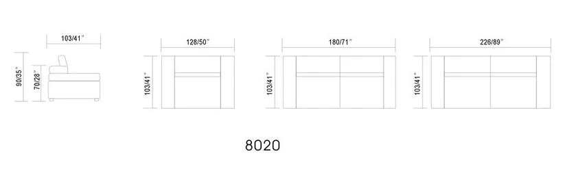Soho MI8020 Sofa & Loveseat
