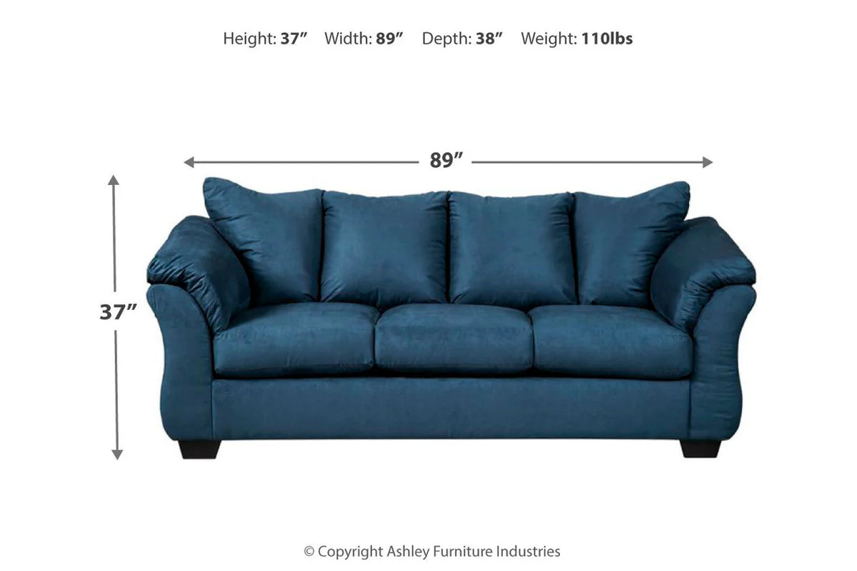 Sofá seccional de dos piezas Lindyn color marfil