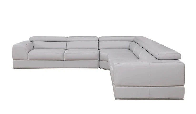 Pella 4-Piece Sectional, Black or Gray