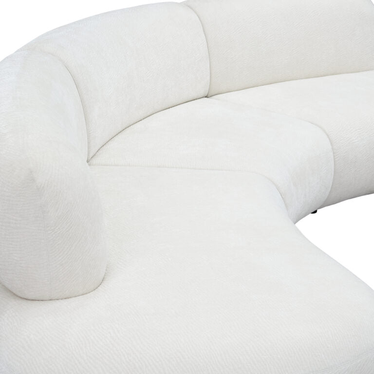 Modern Curved Modular Sectional Sofa
