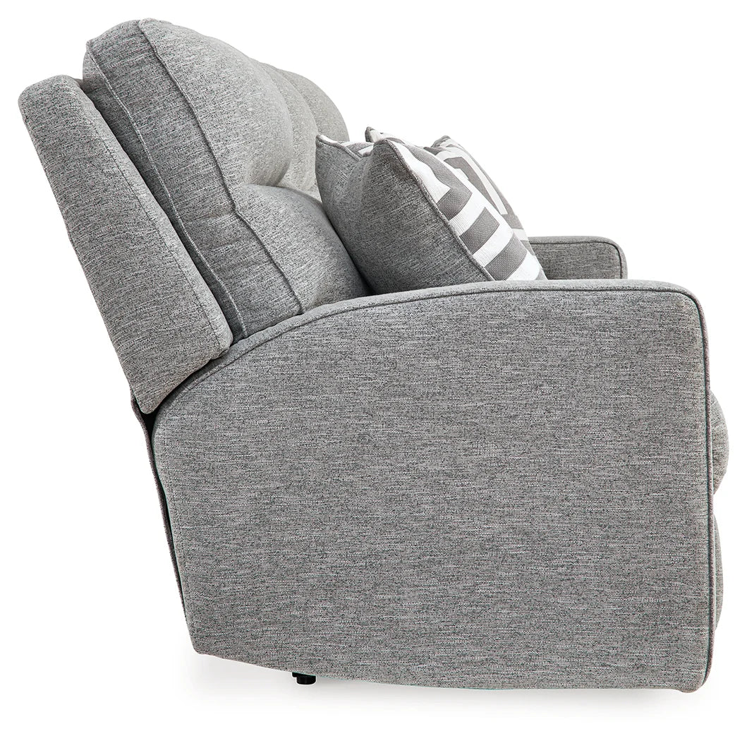 Biscoe Pewter 3-Pieces Power Reclining Living Room Set