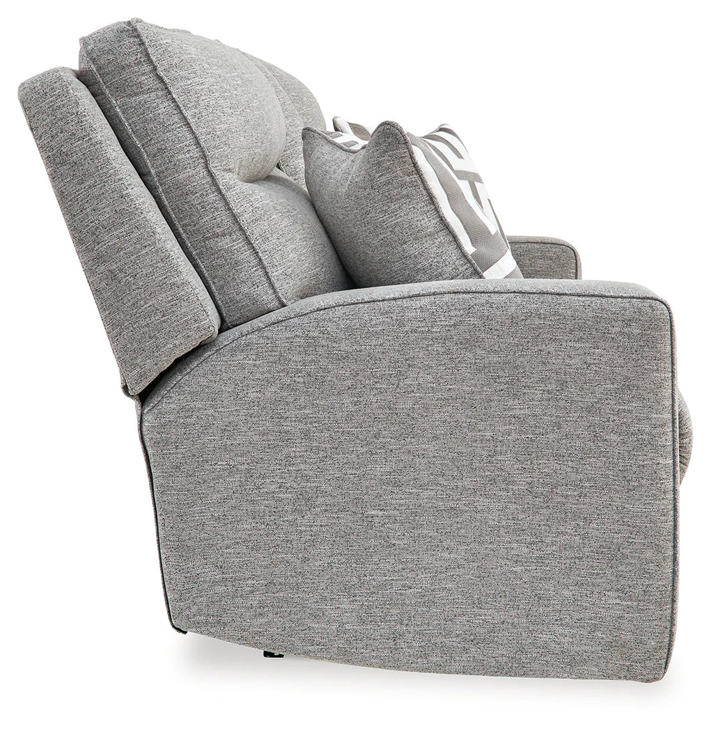 Biscoe Pewter 3-Pieces Power Reclining Living Room Set
