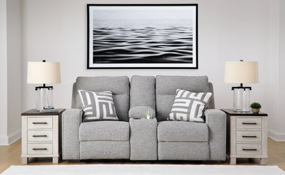 Biscoe Pewter 3-Pieces Power Reclining Living Room Set
