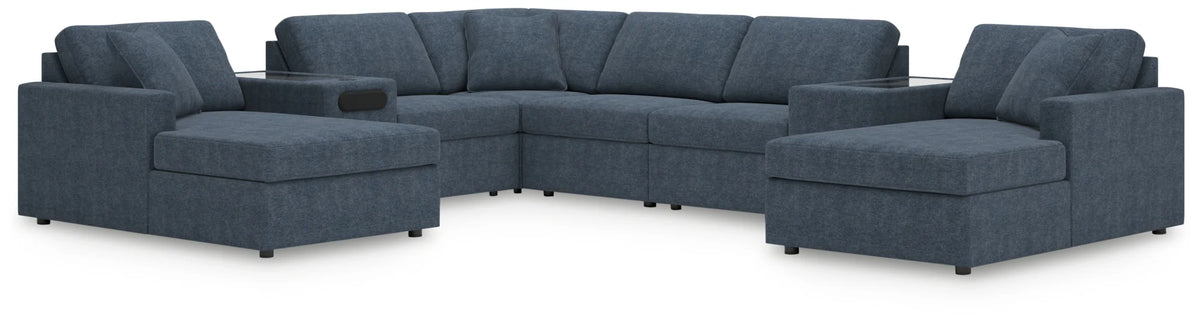 Modmax 8-Piece Modular Sectional with Audio Console