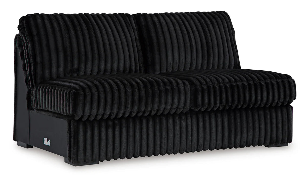 Midnight Madness Onyx 3-Piece Sectional with Chaise