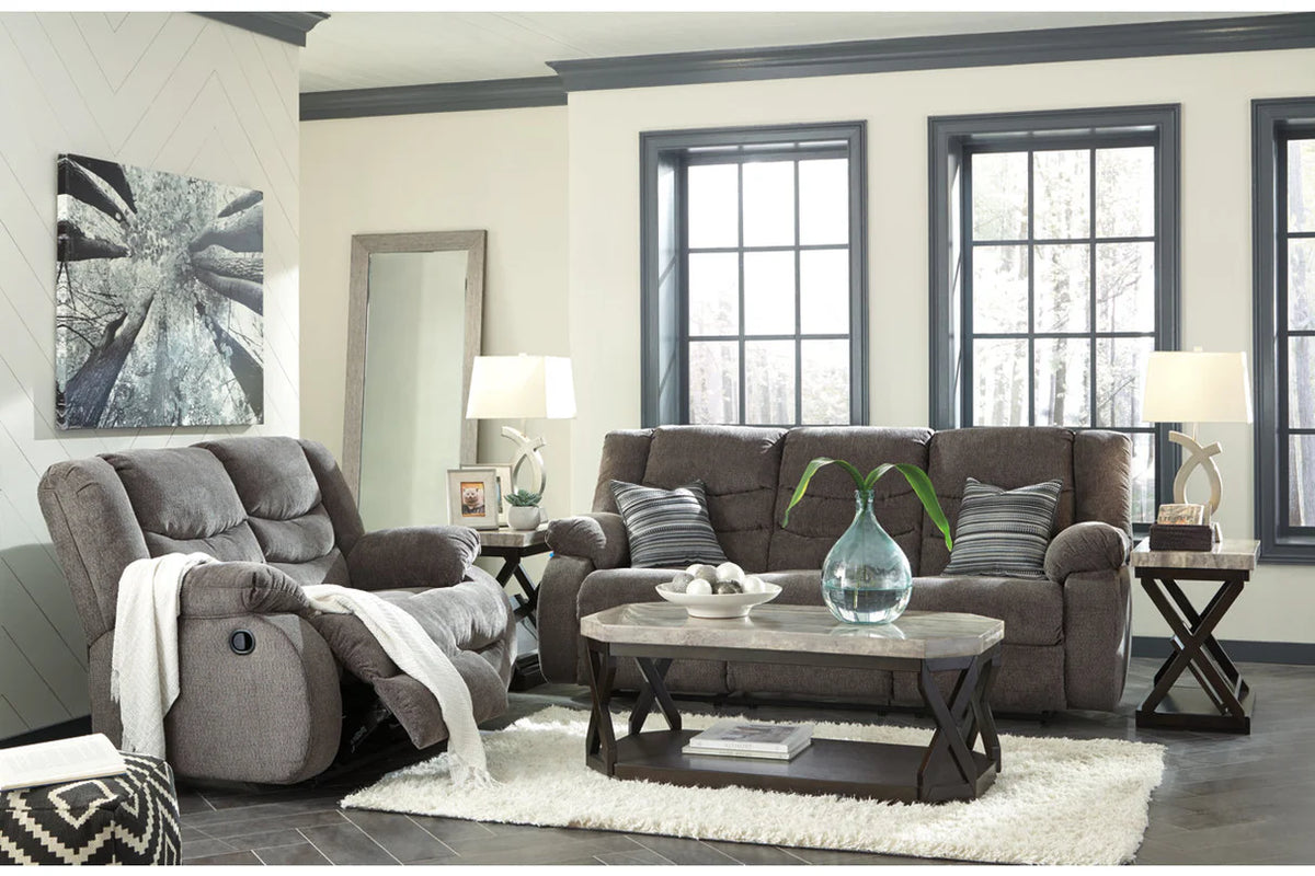 Tulen Gray Reclining Sofa or Loveseat