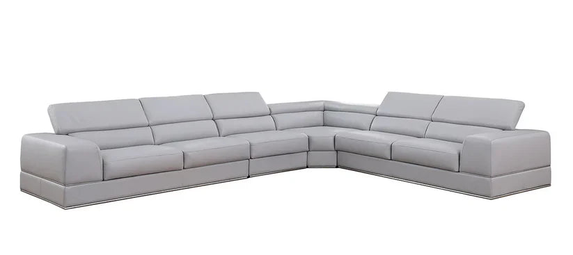 Pella 4-Piece Sectional, Black or Gray
