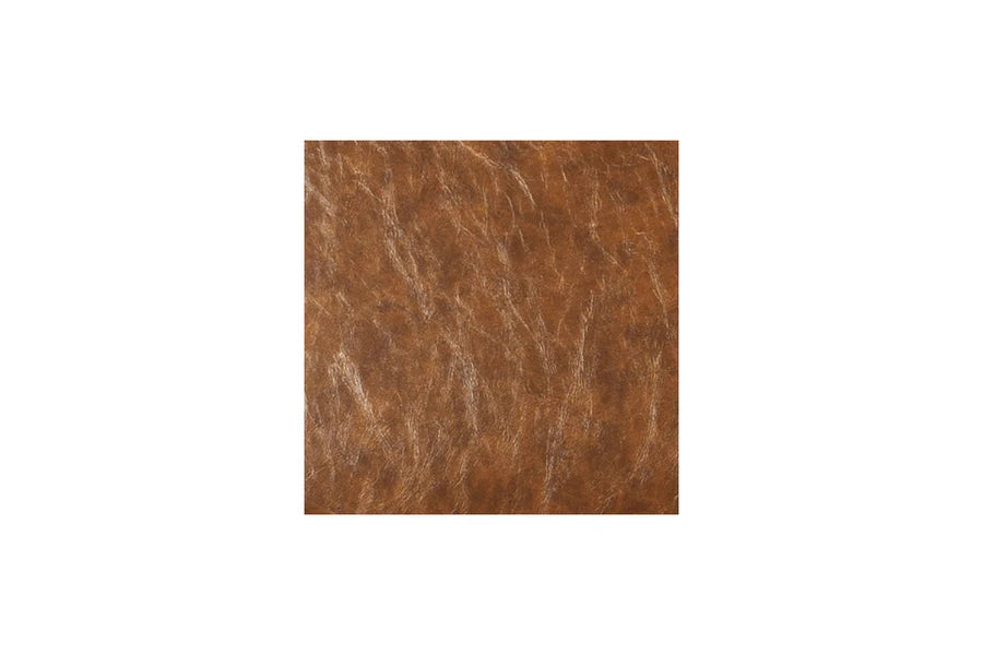Peacemaker Light Brown Faux Leather Accent Chair