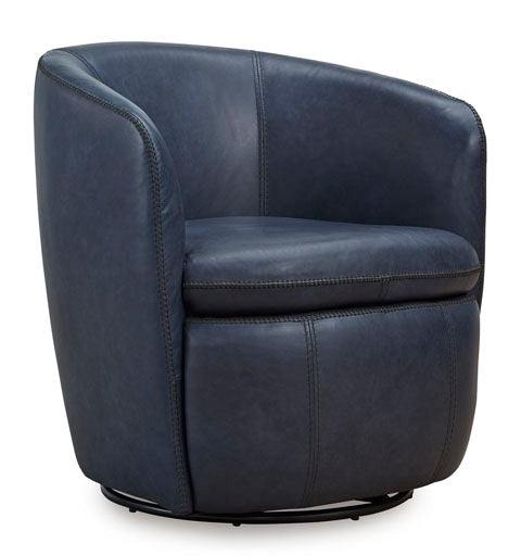Kierreys Leather Swivel Chair