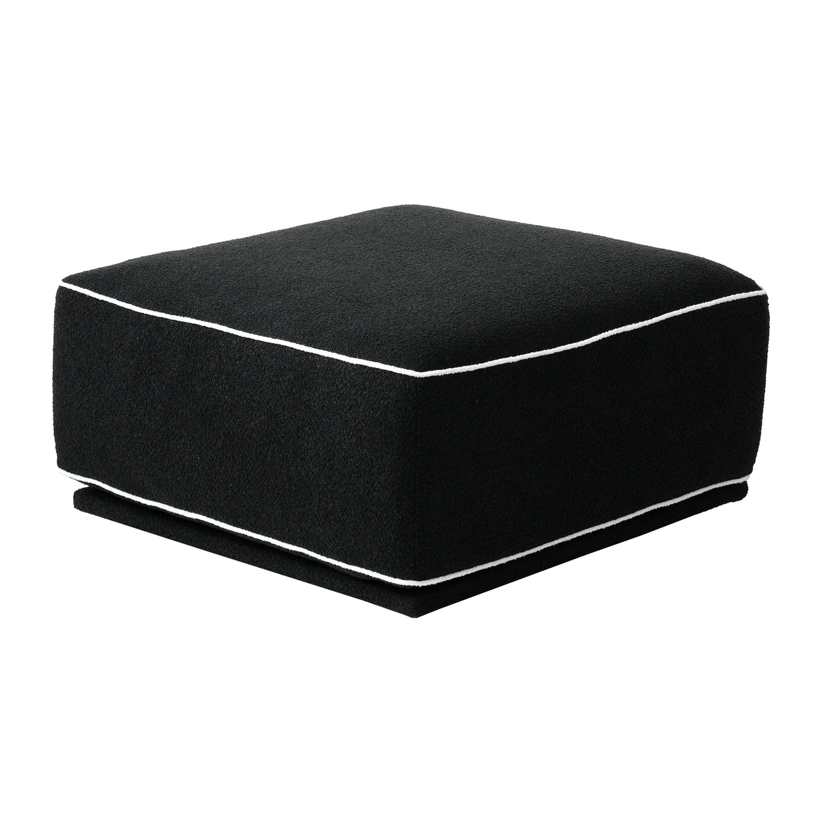 Modern Bouclé Modular Sectional with Reversible Chaise