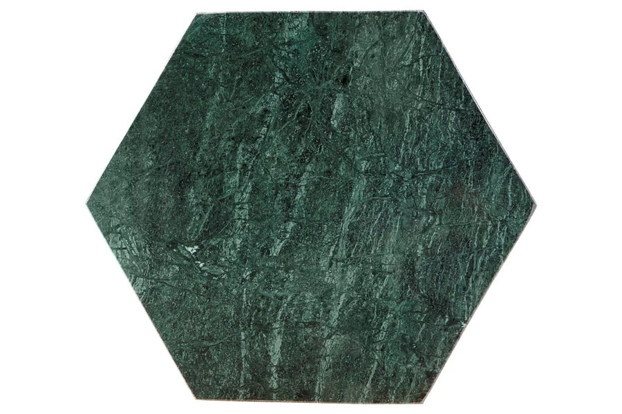Engelton Green and Gold Accent Table